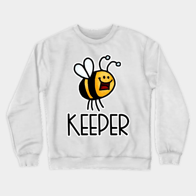 Bee Keeper Crewneck Sweatshirt by Corrie Kuipers